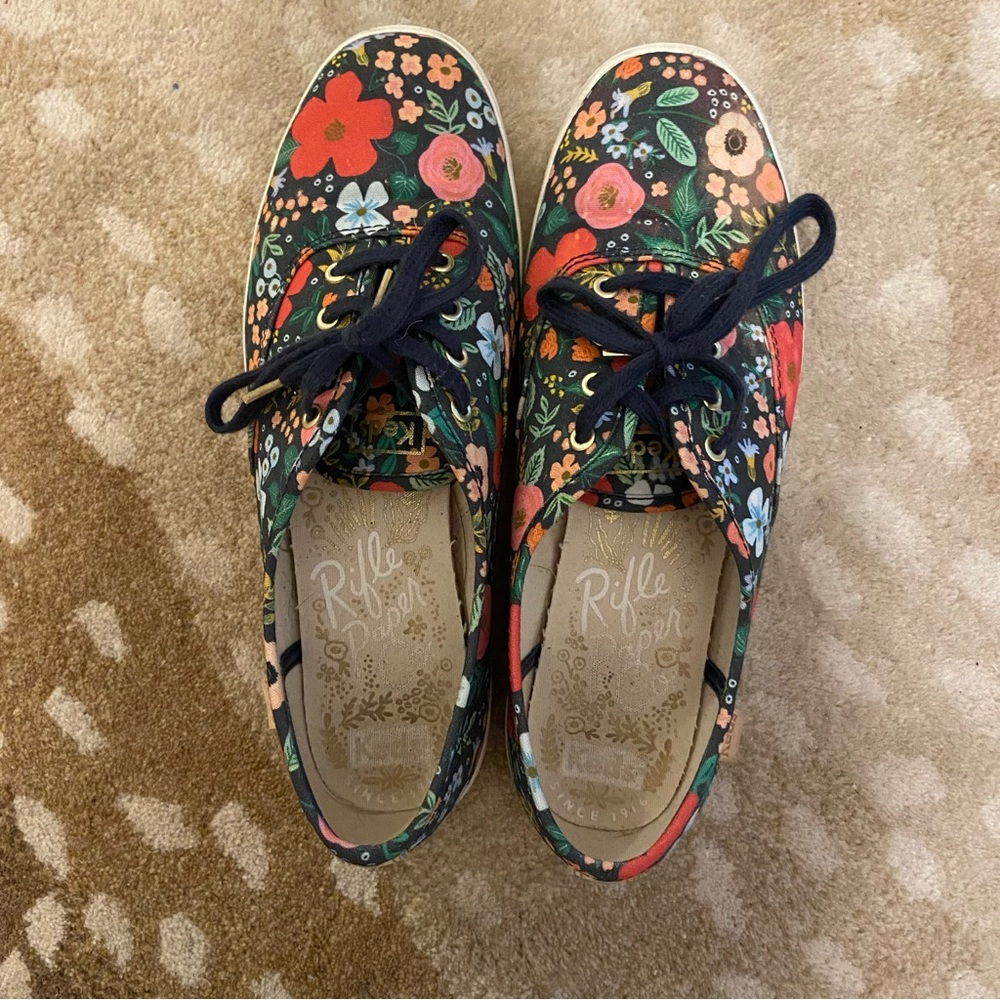 Rifle Paper Co. Keds 🤍 7 🤍 Used condition